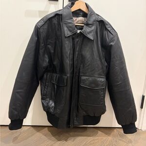 Northcrest Black Leather Jacket